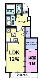 コンフォートⅡの間取り画像