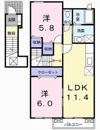 フランコートNの間取り画像
