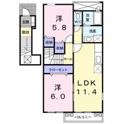フローラ・M Ⅳの間取り画像