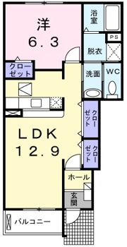 ライフステージ ウエストの間取り画像