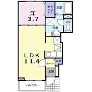 アルドールBの間取り画像