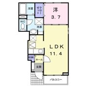 アルドールBの間取り画像