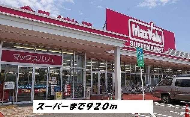 近くのマックスバリューまで920m(徒歩12分)