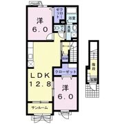 ブリアントビュ－ Aの間取り画像