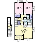 サンリットビュ－・コヤマ Ⅲの間取り画像
