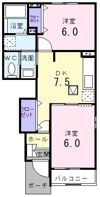 クリアネス Ⅲの間取り画像