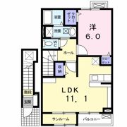 セトル・アンソレイユ Bの間取り画像