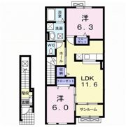 カ－サ・アバンツァ－ト 3号館の間取り画像