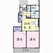 ジュネス Bの間取り画像