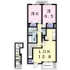 ヴェル スクエア Bの間取り画像