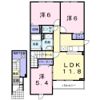 ベルアンジュの間取り画像