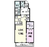 ソレイユの間取り画像