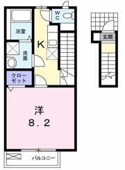 カトゥル セゾンの間取り画像