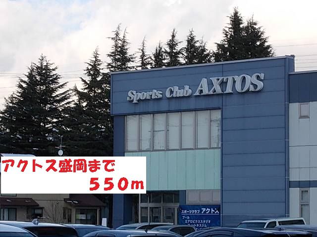 近くのアクトス盛岡まで550m（徒歩7分）