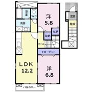 フォレストウィング・Kの間取り画像