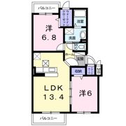 メゾンドファミーユ鶴見緑地ⅡAの間取り画像