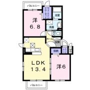 メゾンドファミーユ鶴見緑地ⅡAの間取り画像