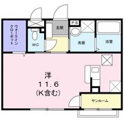 グレイスヴィラ川中島 Bの間取り画像