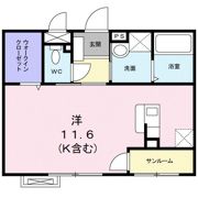 グレイスヴィラ川中島 Bの間取り画像