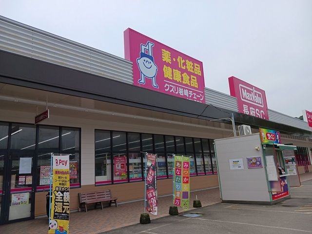 近くのクスリ岩崎チェーンまで3,000m（徒歩38分）