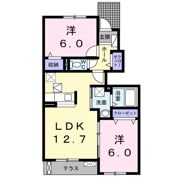 シェーヌⅡの間取り画像