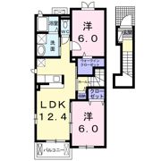 ベルソレイユ Aの間取り画像