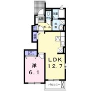 ベルソレイユ Bの間取り画像