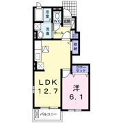 ベルソレイユ Bの間取り画像