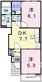 フィオーレ・S2の間取り画像
