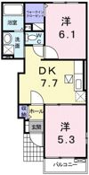 フィオーレ・S2の間取り画像