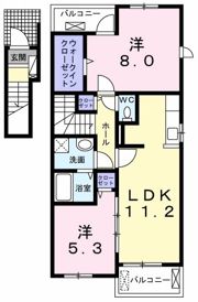 グリーンウッドⅢの間取り画像