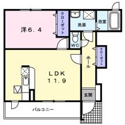 サンフィールド・KU Aの間取り画像