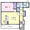 サンフィールド・KU Aの間取り画像