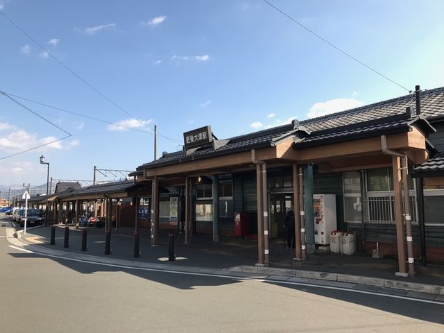 近くの肥後大津駅まで1,300m（徒歩17分）