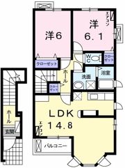 ルミナス・MⅢ A棟の間取り画像