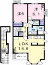 ルミナス・MⅢ A棟の間取り画像