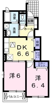 ノービレアビタ－レ Bの間取り画像