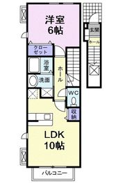 エリタージュⅡの間取り画像