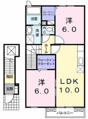 ニュー シャトーAの間取り画像