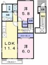 ニュー シャトーBの間取り画像