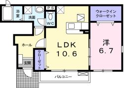 Casaかざみどりの間取り画像