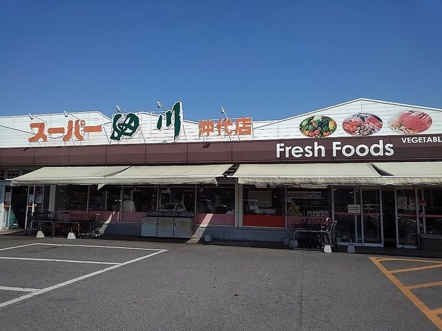 近くのスーパー細川まで350m（徒歩5分）