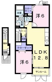 ビリーブBの間取り画像