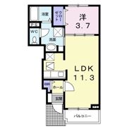 プリマベーラ Bの間取り画像