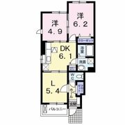 プリマベーラ Dの間取り画像