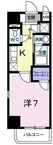 アルドール・Kの間取り画像