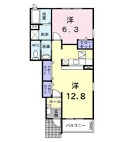 クレメントヒルA棟の間取り画像