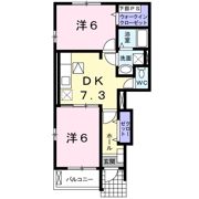 せせらぎ二番館の間取り画像