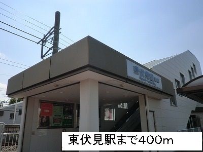 近くの東伏見駅まで400m（徒歩5分）