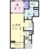ヴィラージュⅤの間取り画像